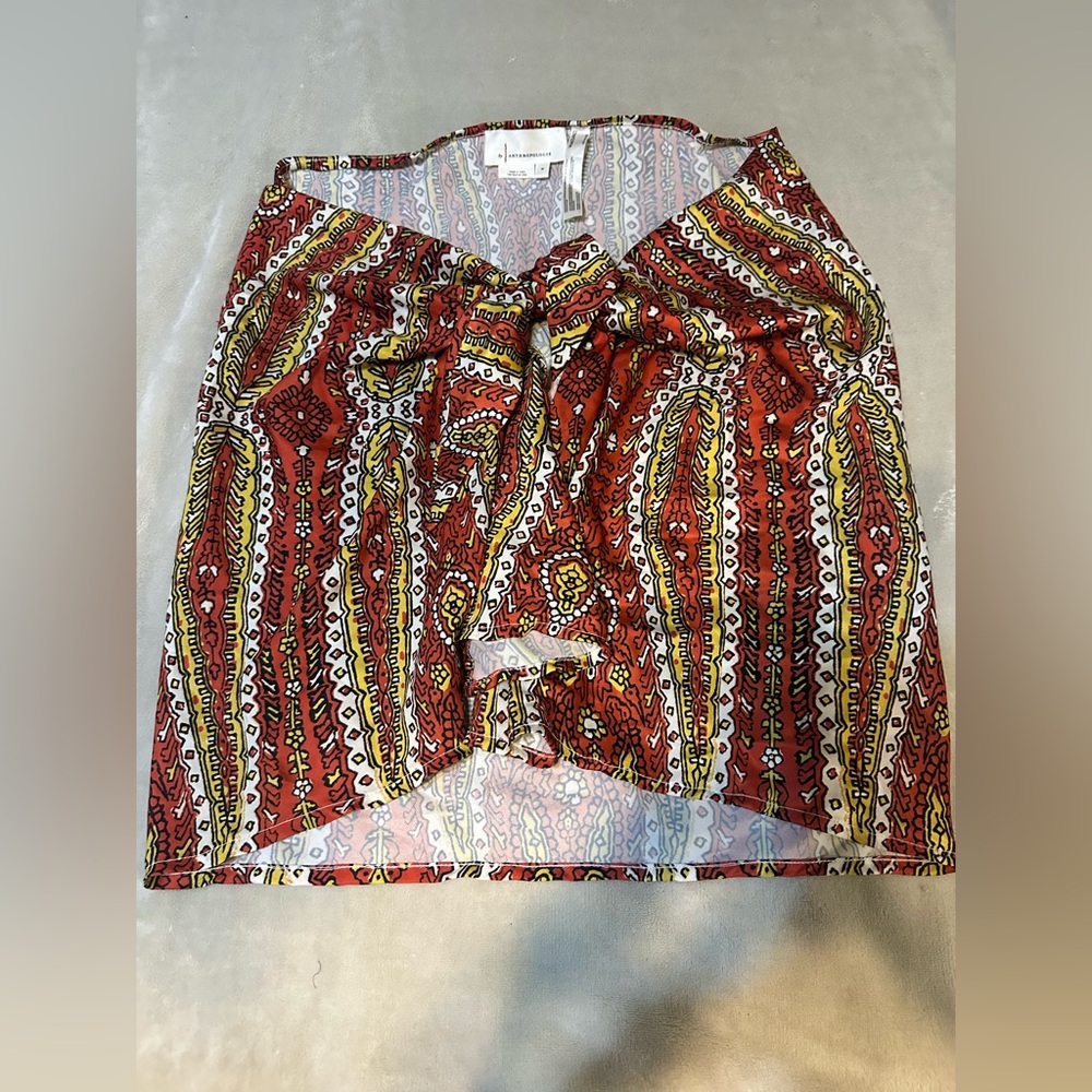 Anthropologie Multicolor Patterned Swimsuit cover up.